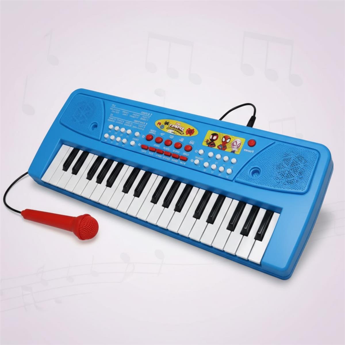 Kriiddaank Spiderman Keyboard Piano for Kids - 37 Keys