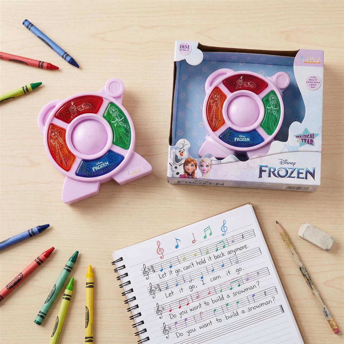 Kriiddaank Frozen Theme Music Star Set for Kids - Elsa & Anna Musical Toy with 4 Animal Sounds