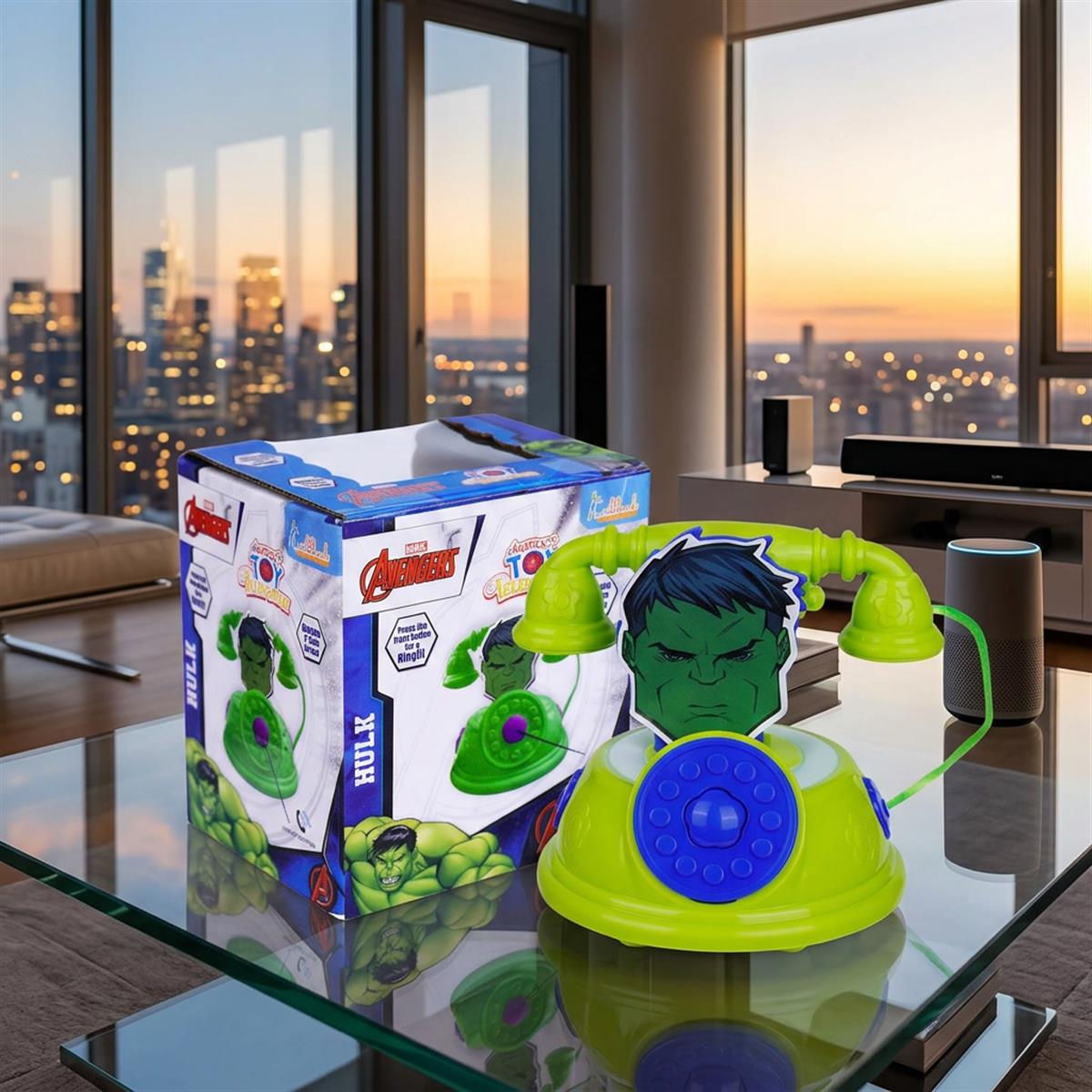 Kriiddaank Marvel Hulk Theme Toy Telephone for Kids