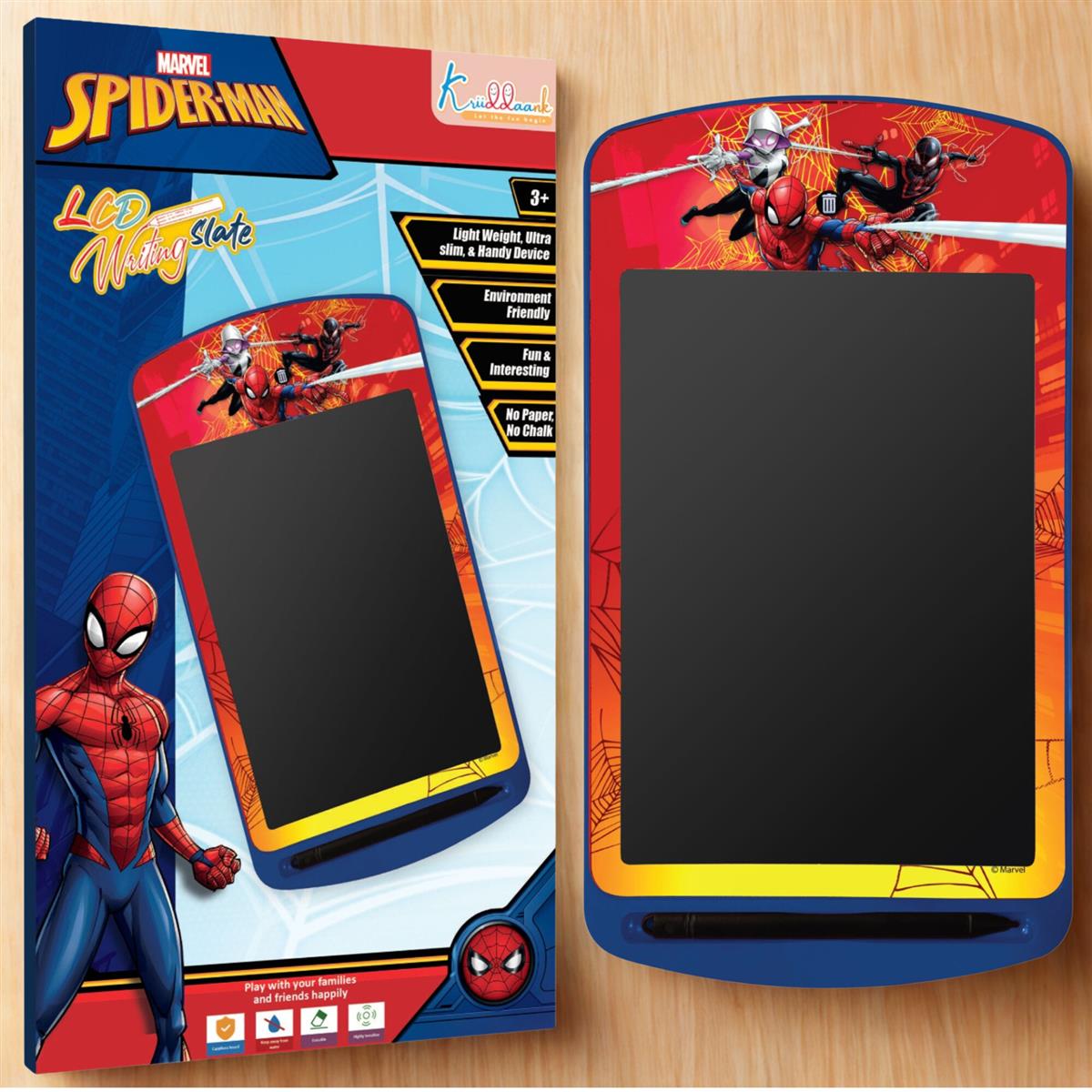 Kriiddaank 10.5 Inch Spiderman LCD Writing Tablet