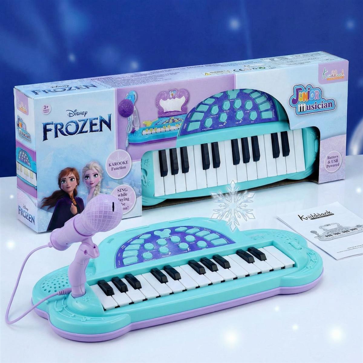Kriiddaank Frozen Junior Musician Elsa-Anna Music Set - Kids Piano with Microphone