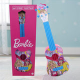 Kriiddaank Mattel Barbie Theme Big Guitar Toy for Kids - Pink