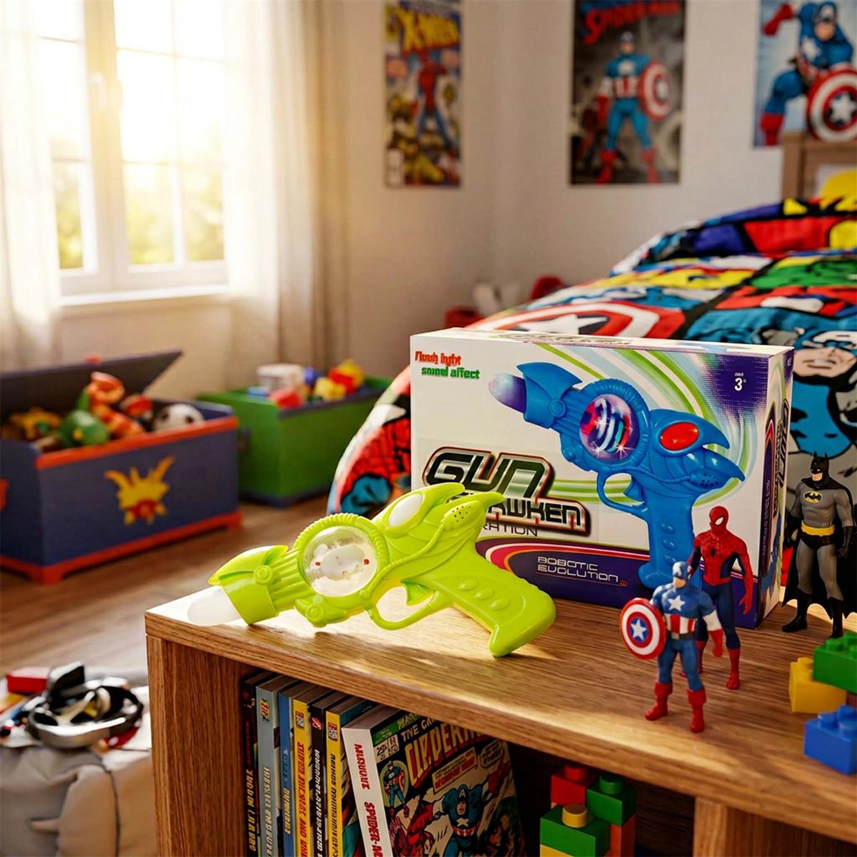Kriiddaank Musical Gun Shooting Playset for Boys & Girls