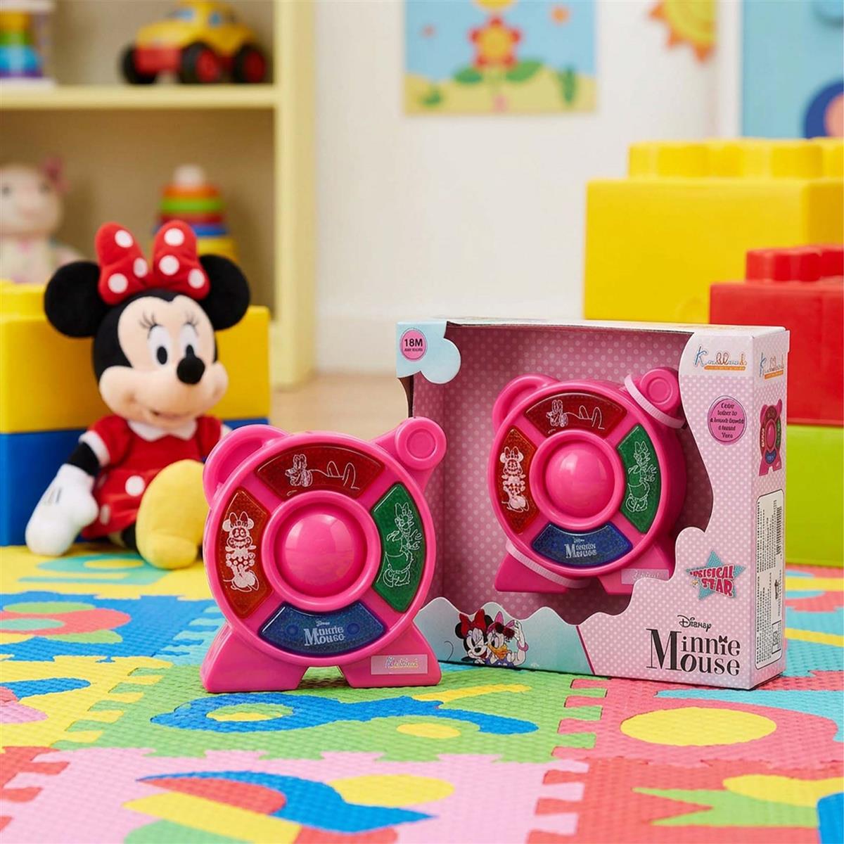 Kriiddaank Minnie Mouse Theme Music Set - Clubhouse Musical Toy for Toddlers Pink