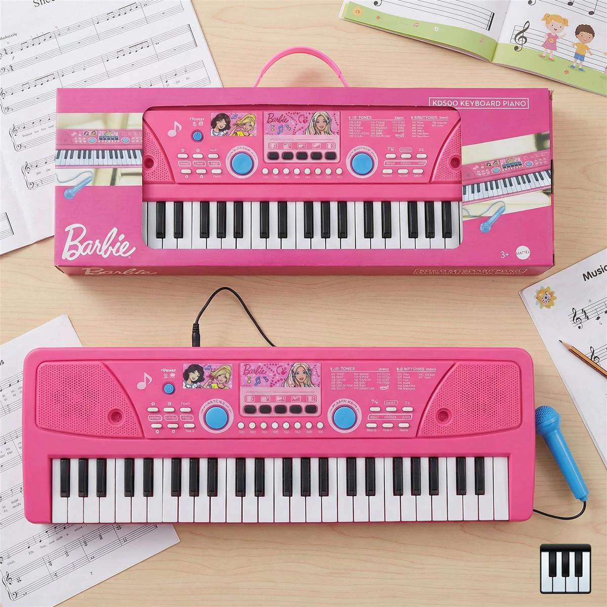 Kriiddaank Barbie 50 Keys Musical Keyboard Piano for Kids