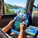 Kriiddaank Stitch LCD Writing Magic Tablet for Kids - 8.5 Inch Colorful Drawing Pad, Blue