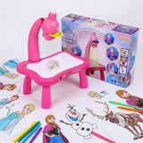 Kriiddaank Disney Princess Tracing Projector for Kids Pink