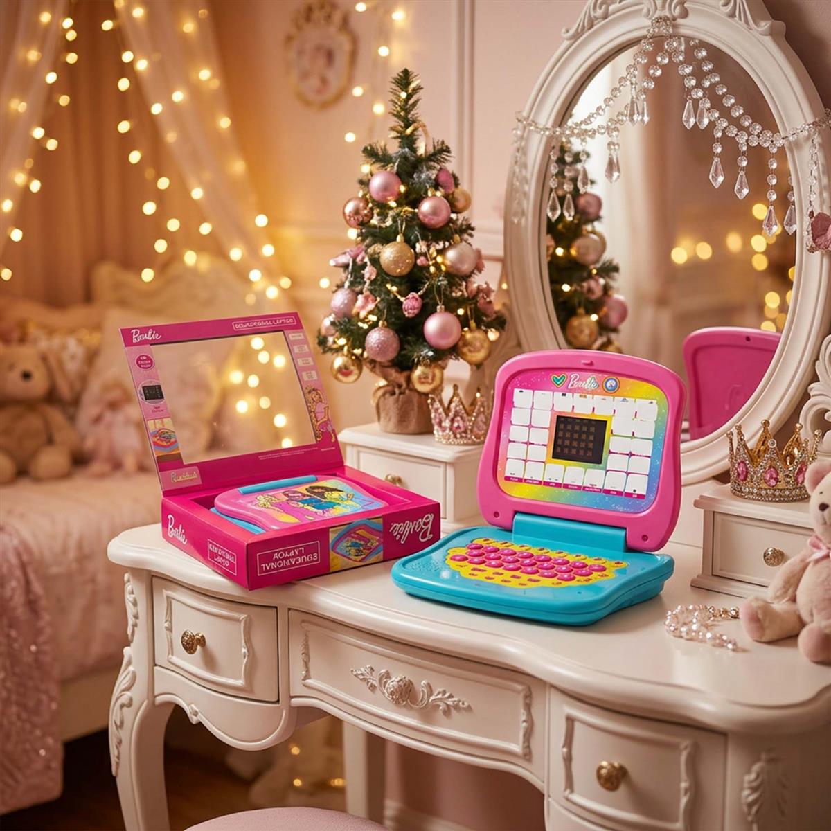 Kriiddaank Barbie Educational Laptop with Screen for Kids