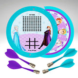 Kriiddaank Frozen 2-in-1 Double Fun Dartboard & Ludo Game for Kids - Safe Indoor Wall Target Shooting Game,