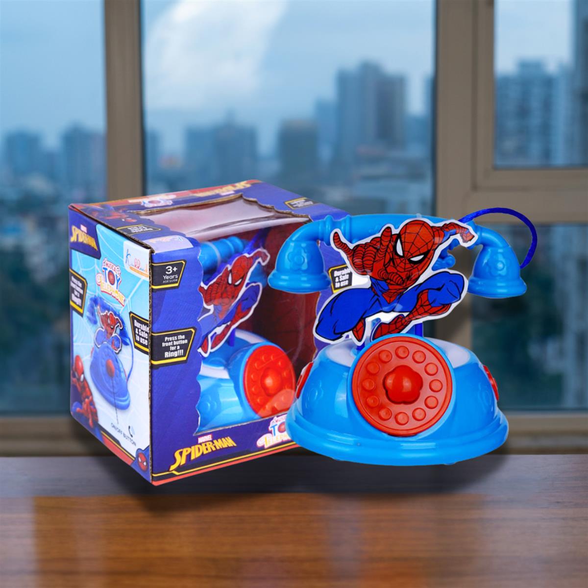 Kriiddaank Spiderman Talking Telephone Toy for Kids