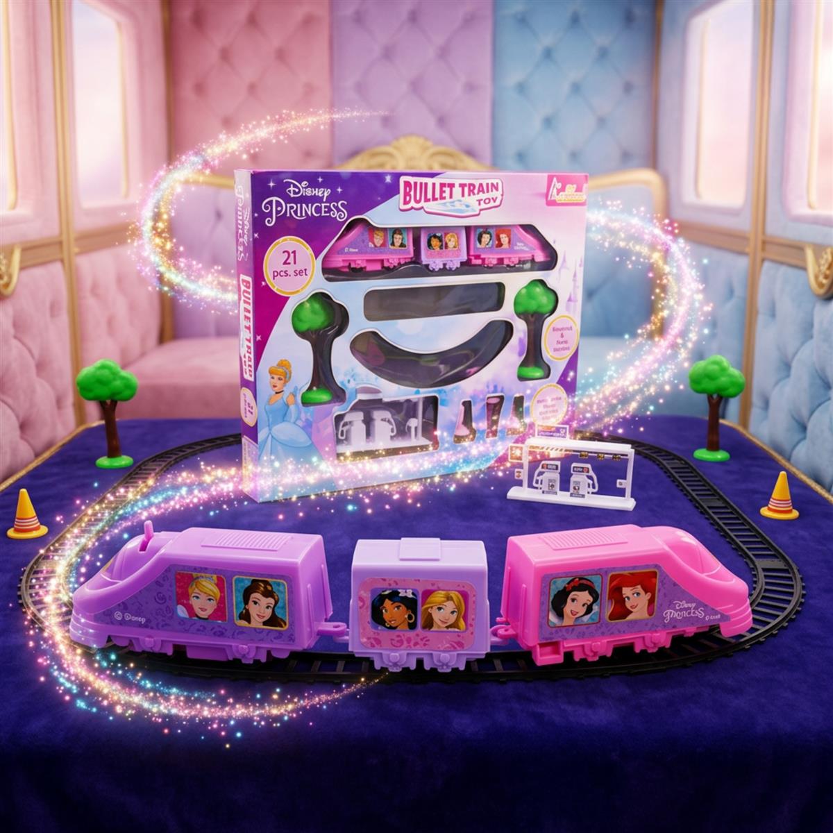 Kriiddaank Princess Train Set for Girls