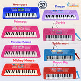 Kriiddaank Peppa Pig Theme Musical Keyboard Piano for Toddlers with Microphone & USB
