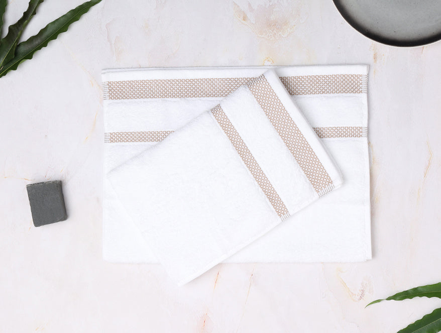 Spaces 2 Piece 100% Cotton Hand Towel Set - Hygro