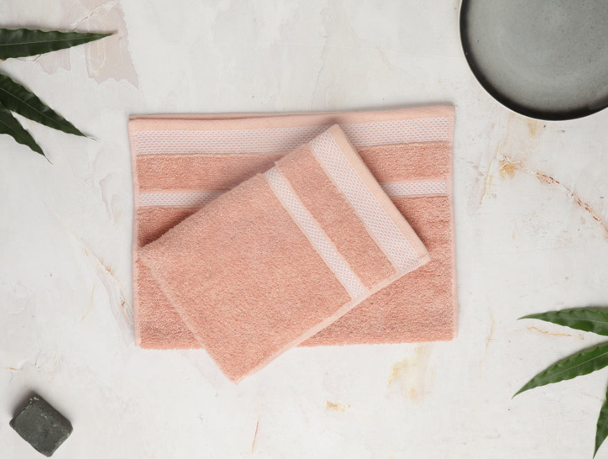 Spaces Hygro 2 Piece 100% Cotton Hand Towel Set