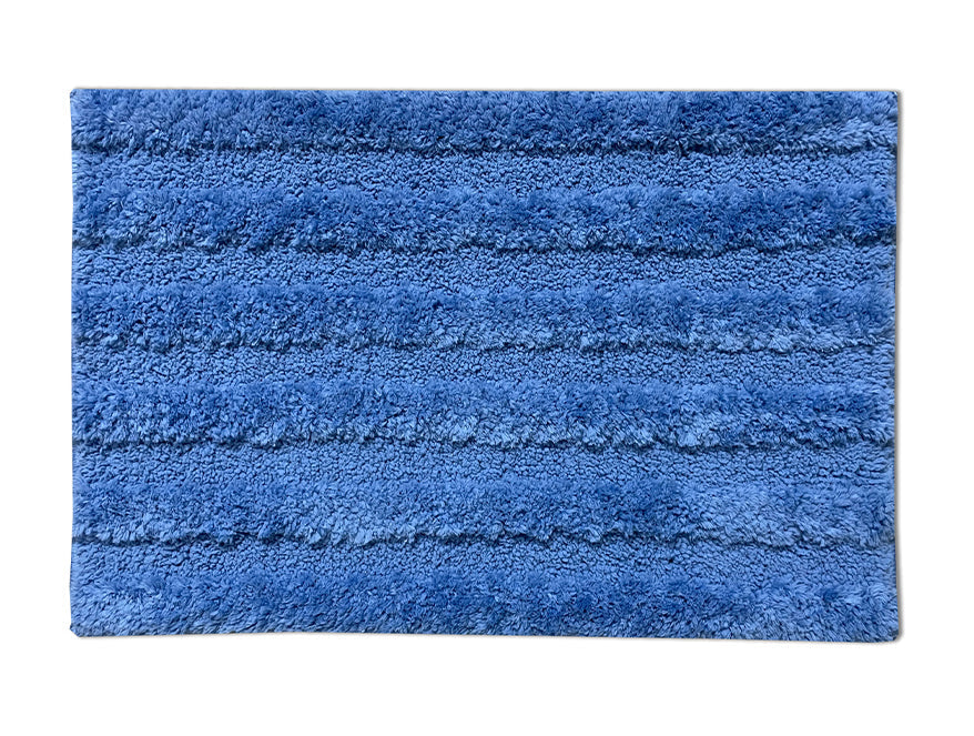 Spaces Fade Resistant Blue Summer Drylon Small Bath Mat - Swift Dry