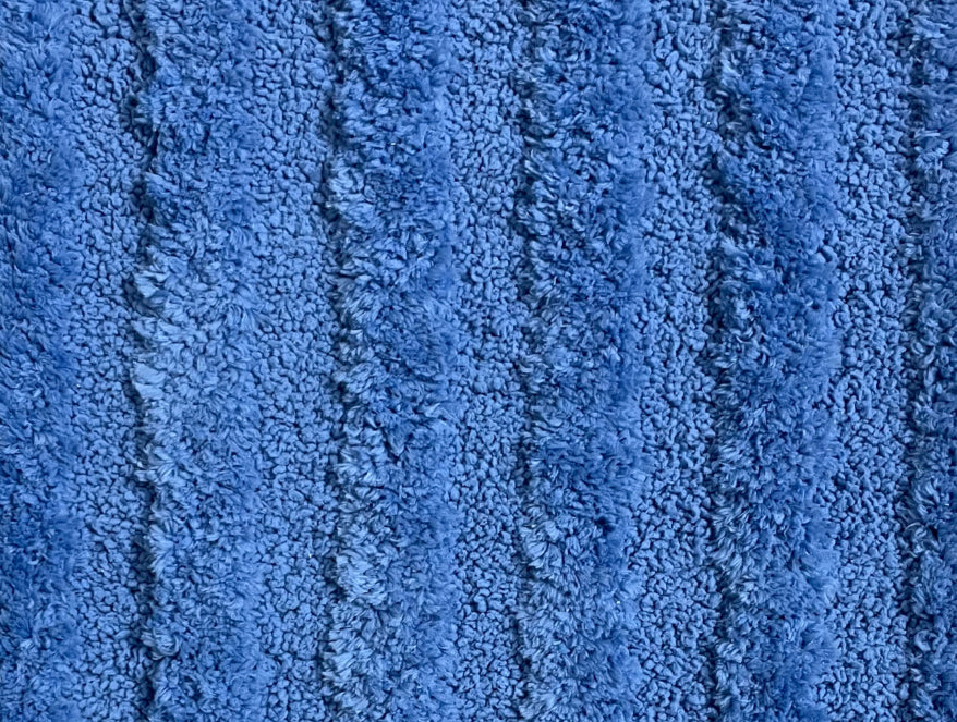 Spaces Fade Resistant Blue Summer Drylon Small Bath Mat - Swift Dry