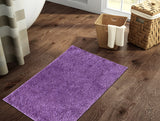 Spaces Anti Skid Claret-Dark Red Drylon Small Bath Mat - Day To Day Plus