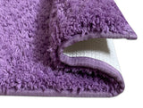 Spaces Anti Skid Claret-Dark Red Drylon Small Bath Mat - Day To Day Plus