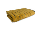 Spaces Mustard/Ash-Dark Yellow 1 Piece 100% Cotton Bath Towel