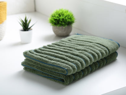Spaces Multi 2 Piece 100% Cotton Hand Towel Set - Exotica