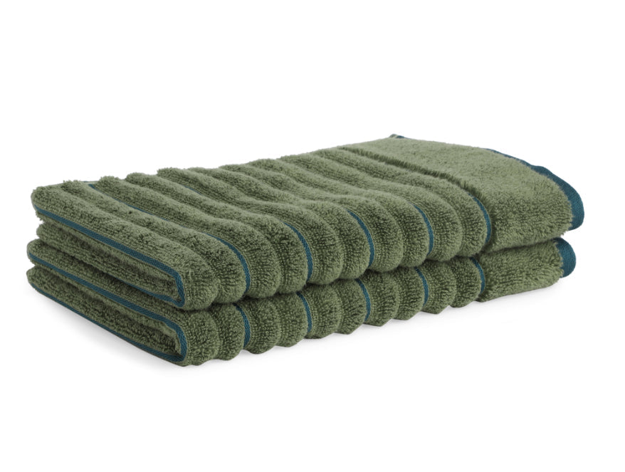 Spaces Multi 2 Piece 100% Cotton Hand Towel Set - Exotica