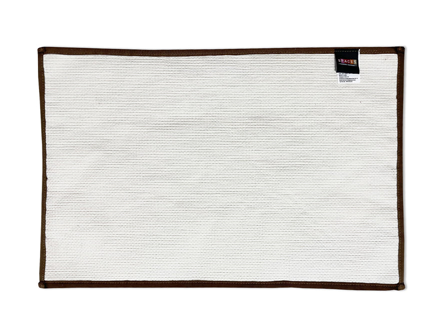 Spaces Luxury Cushlon Drylon Foot Mats Small - Dark Brown