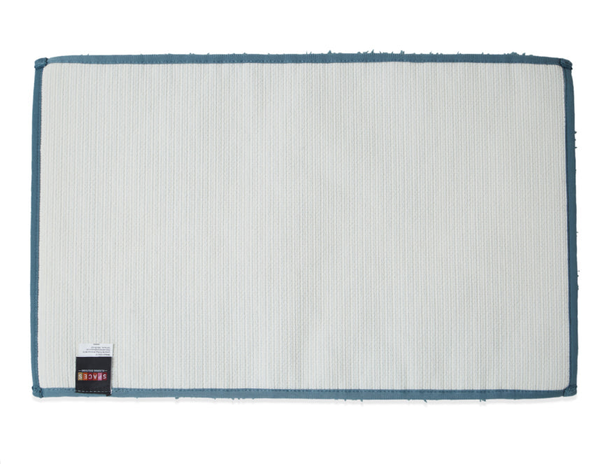 Spaces Small Teal Luxury Cushion Drylon Foot Mats
