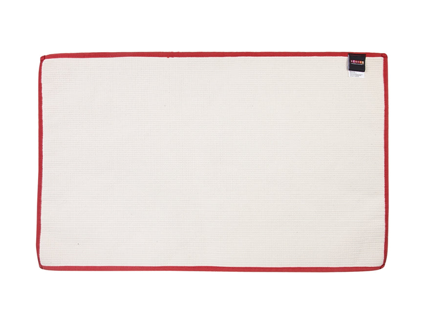 Spaces Luxury Cushlon Drylon Foot Mats Large - Red