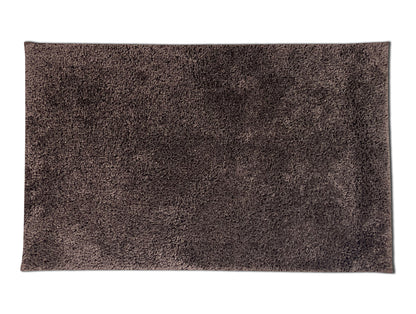 Spaces Plush Feel Chocolat Drylon e Large Foot Mat - Luxury Cushlon