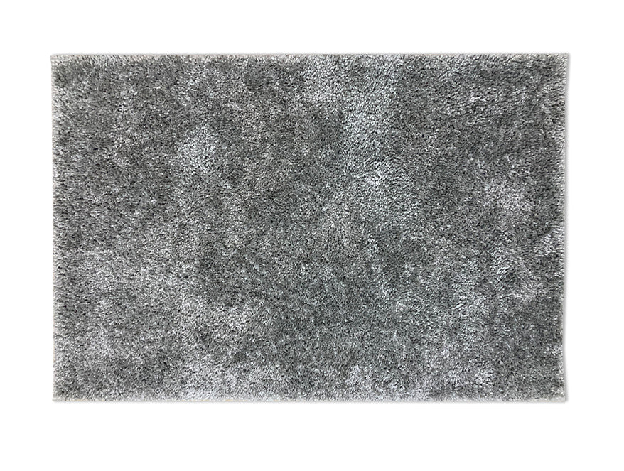 Spaces Plush Feel Grey Drylon Large Bath Mat - Luxury Cushlon