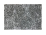 Spaces Plush Feel Grey Drylon Large Bath Mat - Luxury Cushlon