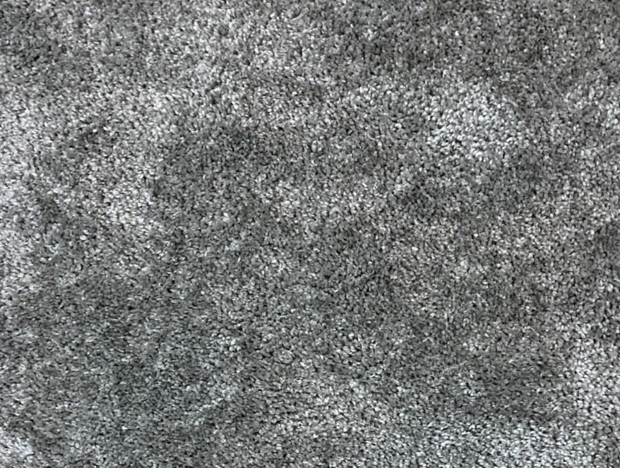 Spaces Plush Feel Grey Drylon Large Bath Mat - Luxury Cushlon