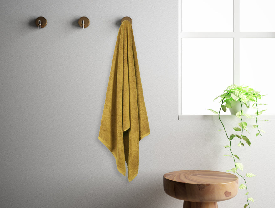 Spaces Gold 100% Cotton Bath Towel