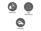 Spaces Gold 100% Cotton Bath Towel