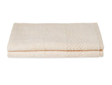 Spaces Pearl - Beige 2 Piece 100% Cotton Hand Towel Set - Swift Dry
