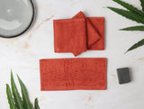 Spaces 4 Piece 100% Cotton Face Towel Set - Swift Dry