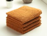 Spaces 4 Piece 100% Cotton Face Towel Set - Swift Dry