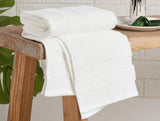 Spaces White 2 Piece Hygro Cotton Hand Towel - Hygro