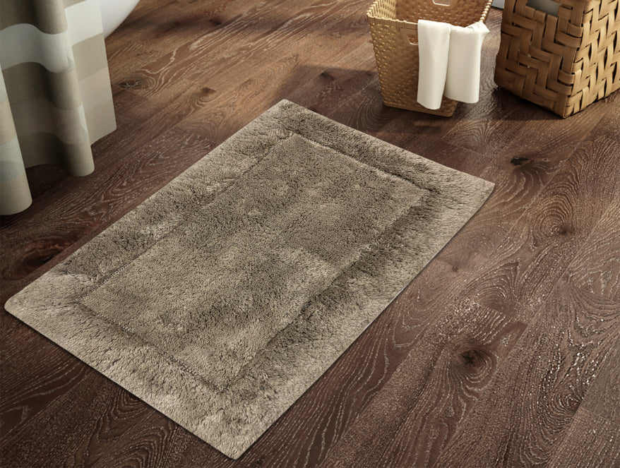 Spaces Hygro Cotton Bath Mats Large Brown