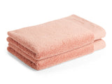 Spaces Rose Tan - Blush 2 Piece 100% Egyptian Cotton Hand Towel - Luxury