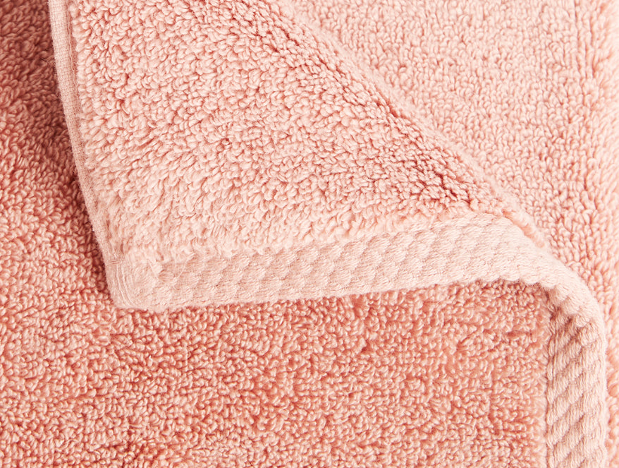 Spaces Rose Tan - Blush 2 Piece 100% Egyptian Cotton Hand Towel - Luxury