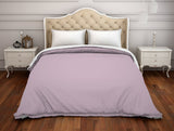 Spaces Solid Lilac - Light Violet Hygro Cotton Double Duvet Cover - Hygro