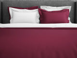 Spaces Solid Sangaria - Dark Violet Hygro Cotton Double Duvet Cover
