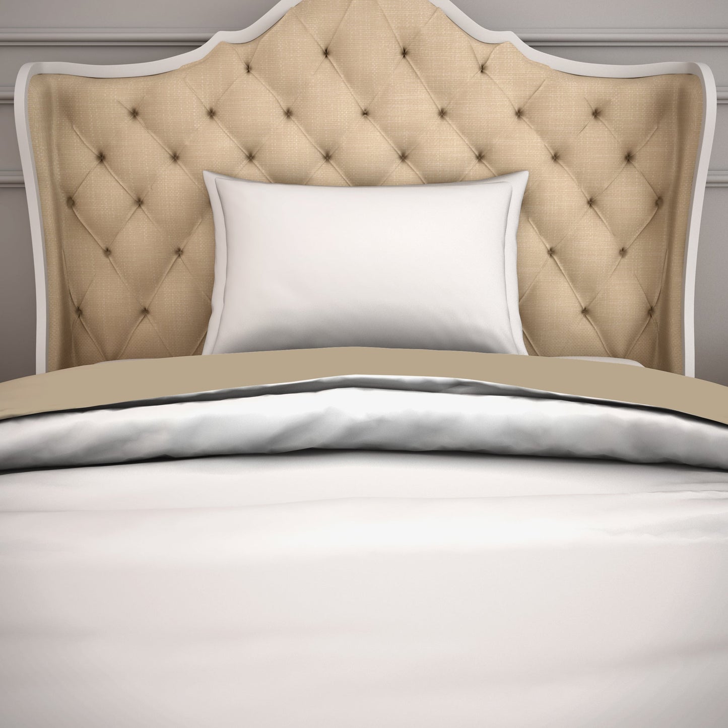 Spaces Solid White Hygro Cotton Duvet Single Cover - Hygro