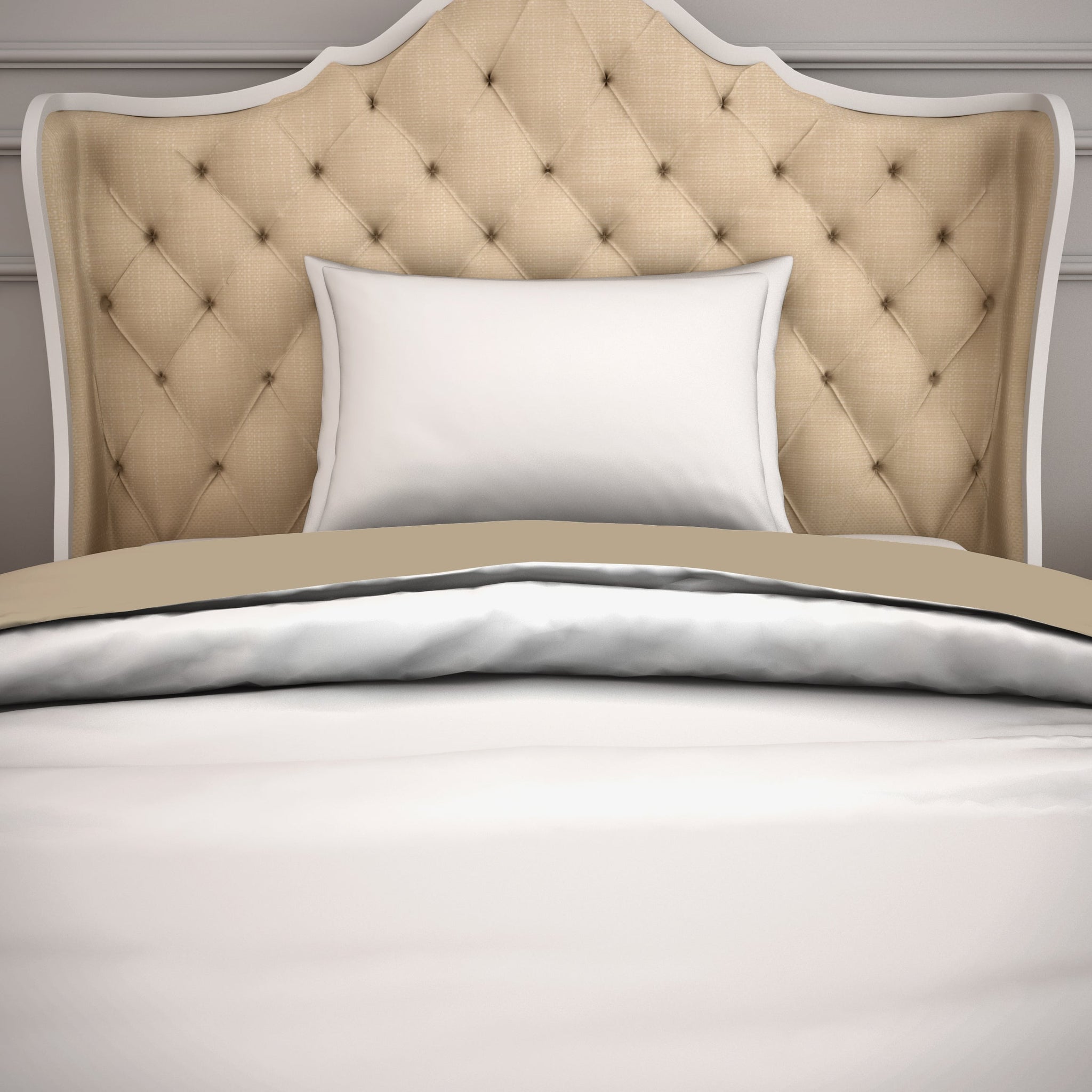 Spaces Solid White Hygro Cotton Duvet Single Cover - Hygro