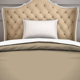 Spaces Hygro Solid Taupe-Brown Cotton Single Duvet Cover