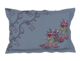 Spaces Floral Thistle - Light Voilet 100% Cotton King Size Bedsheet - Lattice