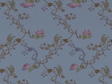 Spaces Floral Thistle - Light Voilet 100% Cotton King Size Bedsheet - Lattice