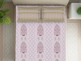 Spaces Essentials 100% Cotton Fitted Bedsheet - Indian Ethnic