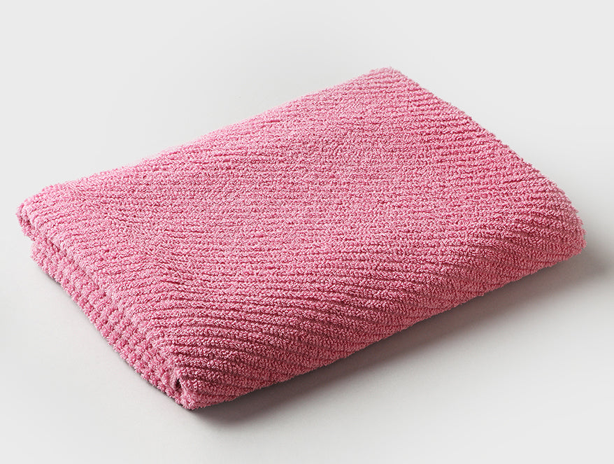 Spaces Stripe Blush 100% Cotton Bath Towel